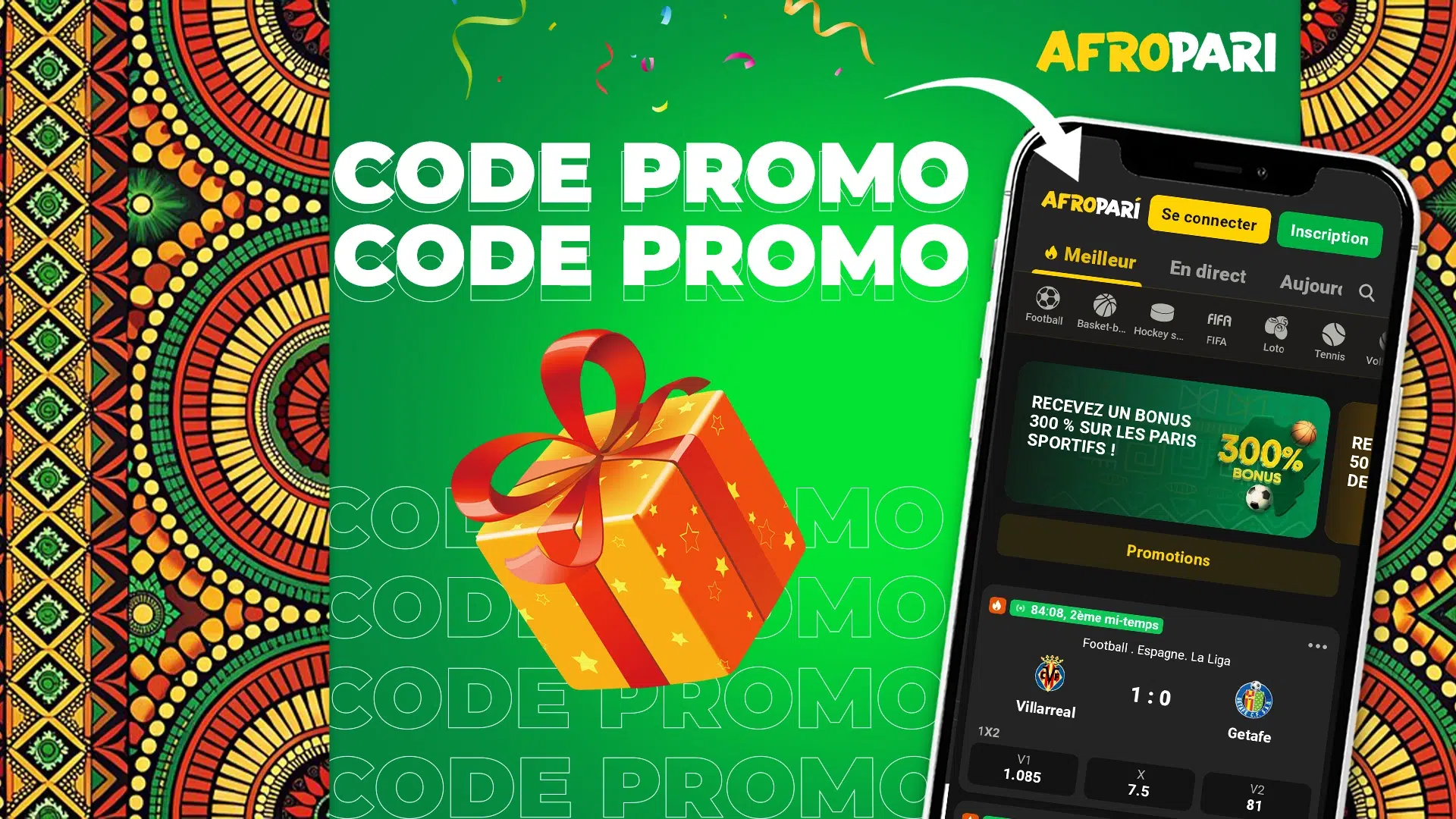 Meilleur Code promo Afropari