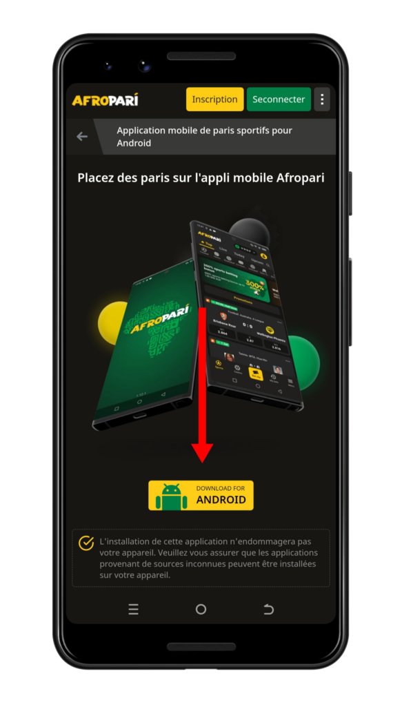 Obtenir le fichier Afropari apk sur Android