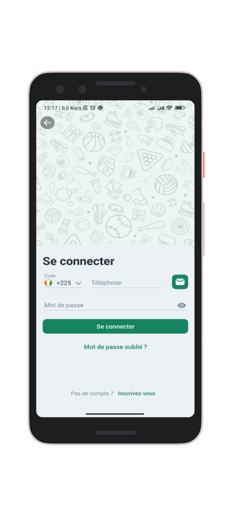 Renseigner les identifiants de connexion et cliquez sur "se connecter"