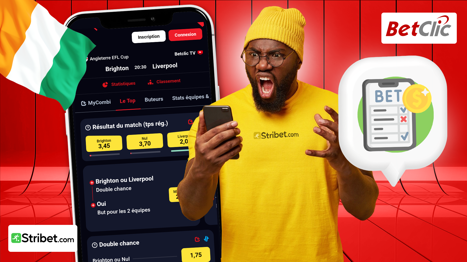 Comment parier sur Betclic Ci  APK 