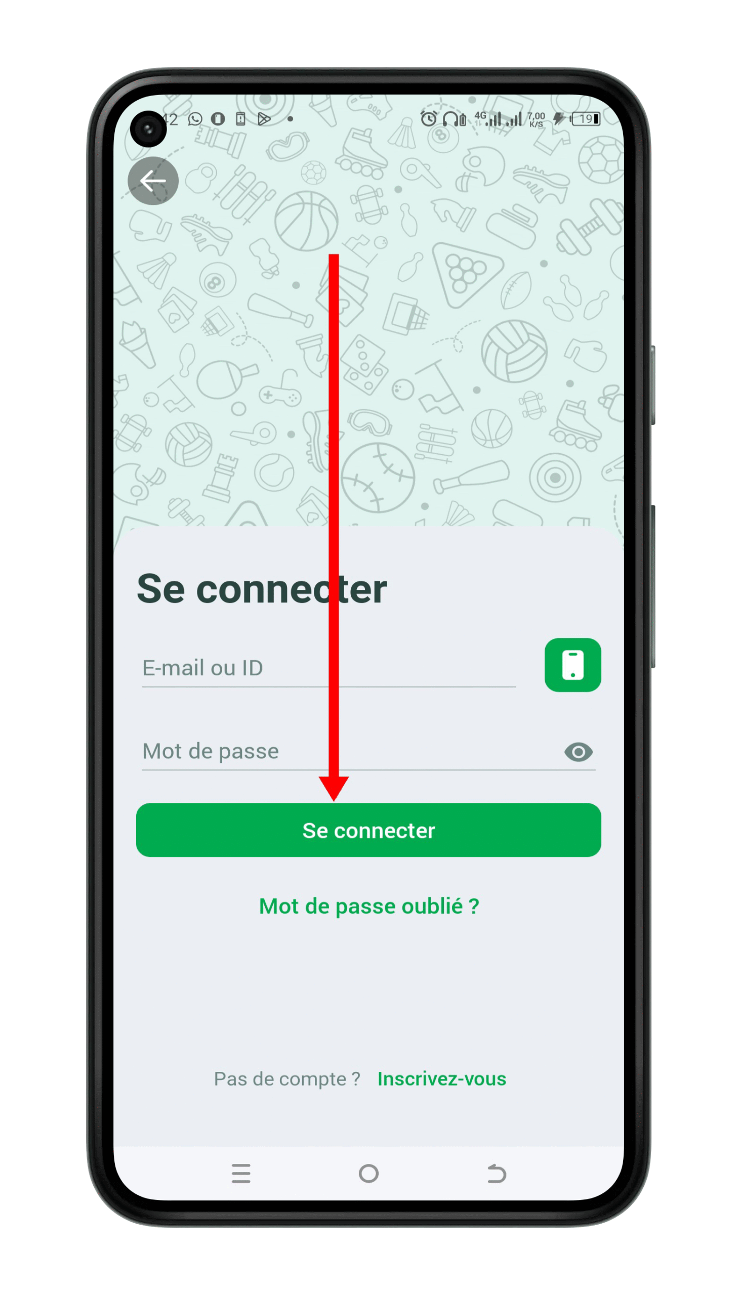 Se connecter à son compte