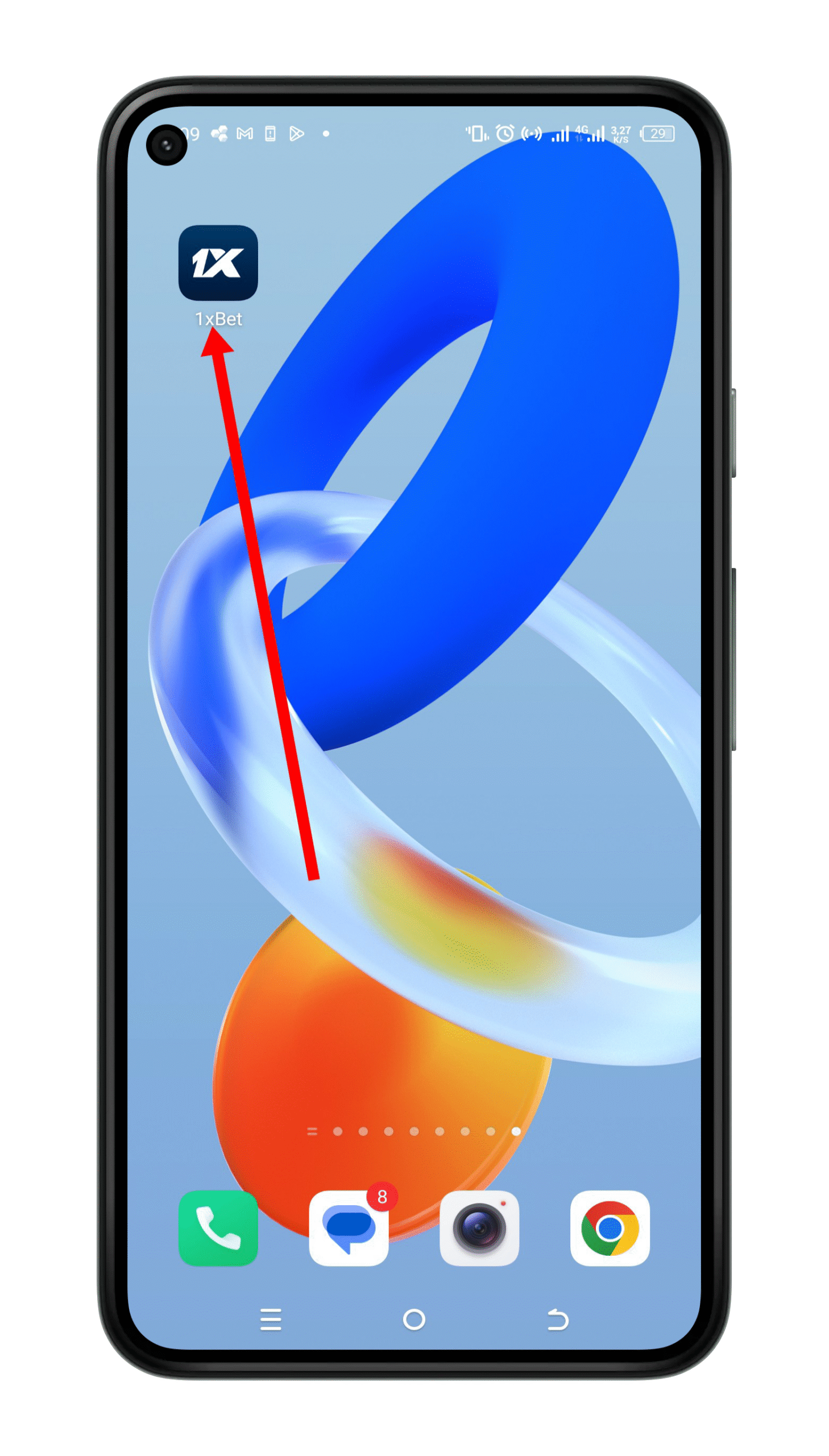 Accéder l'application 1xbet