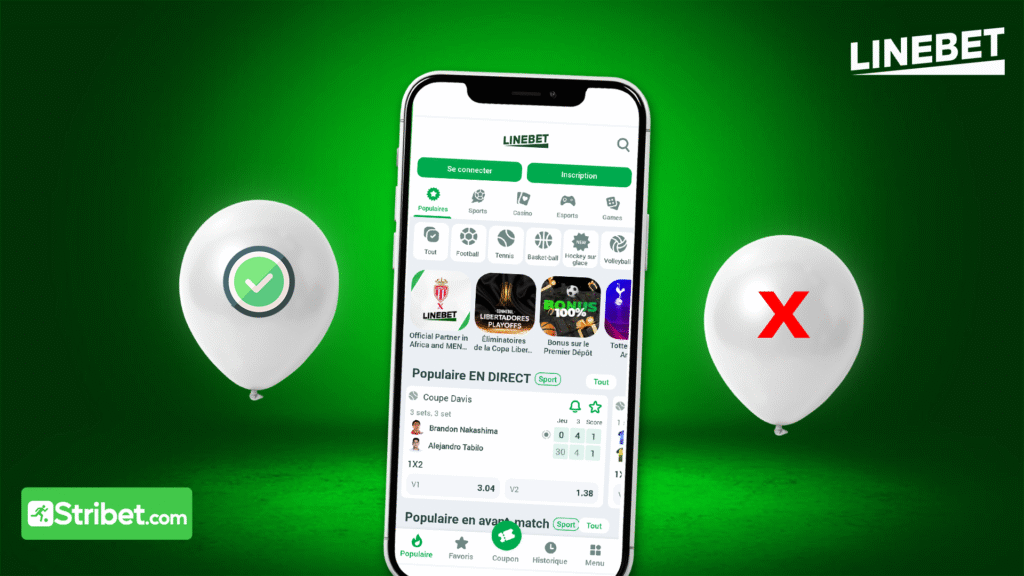 Les avantages et inconvénients de l'application Linebet