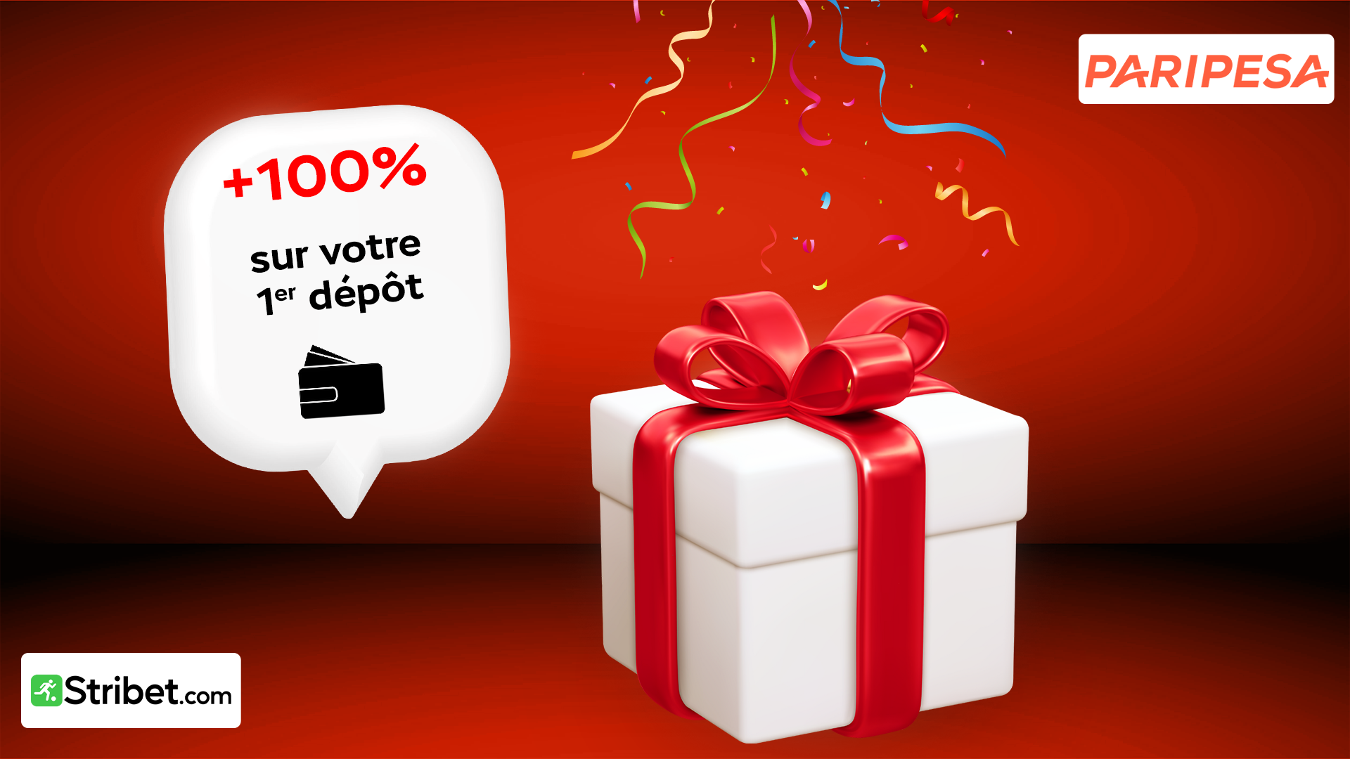 Paripesa bonus de bienvenue : + 100 % sur votre 1ᵉʳ dépôt 