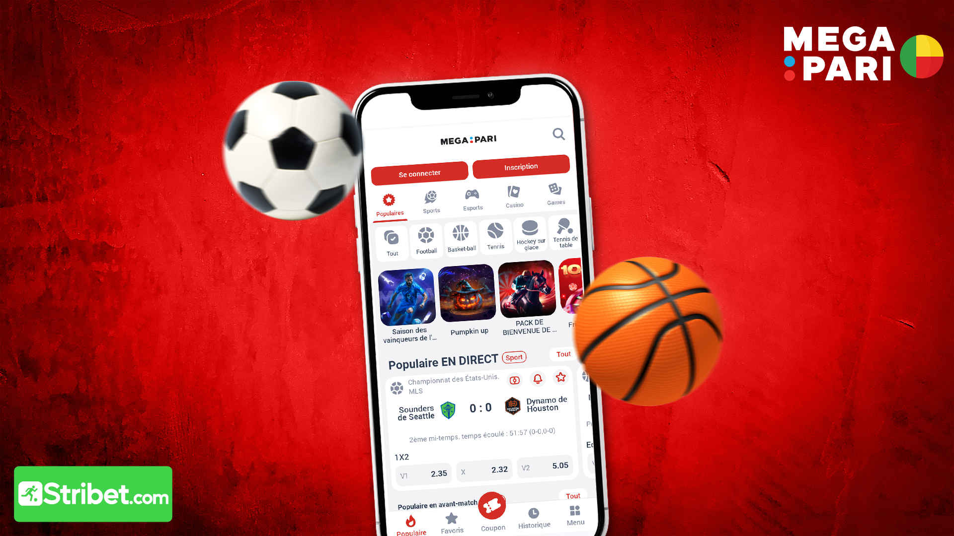 Application mobile Megapari Bénin