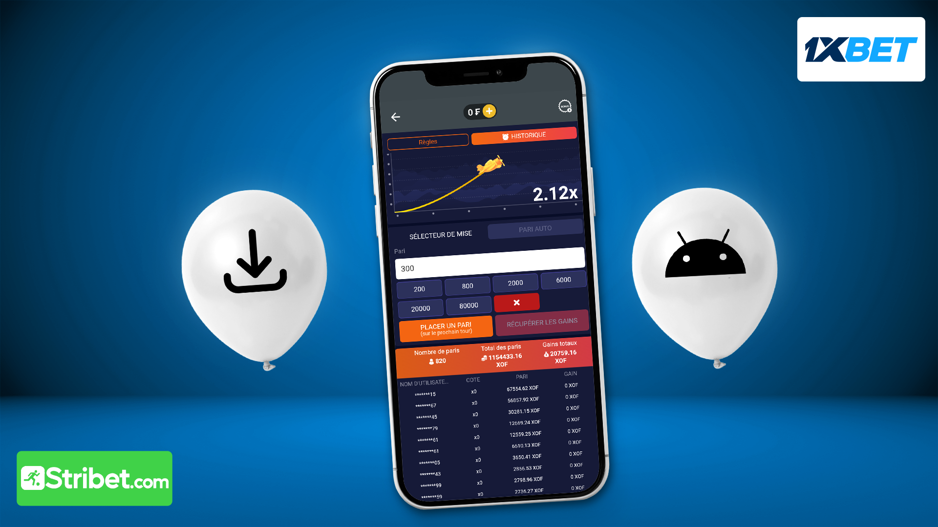 Comment télécharger aviator 1xbet apk sur android et iphone ?