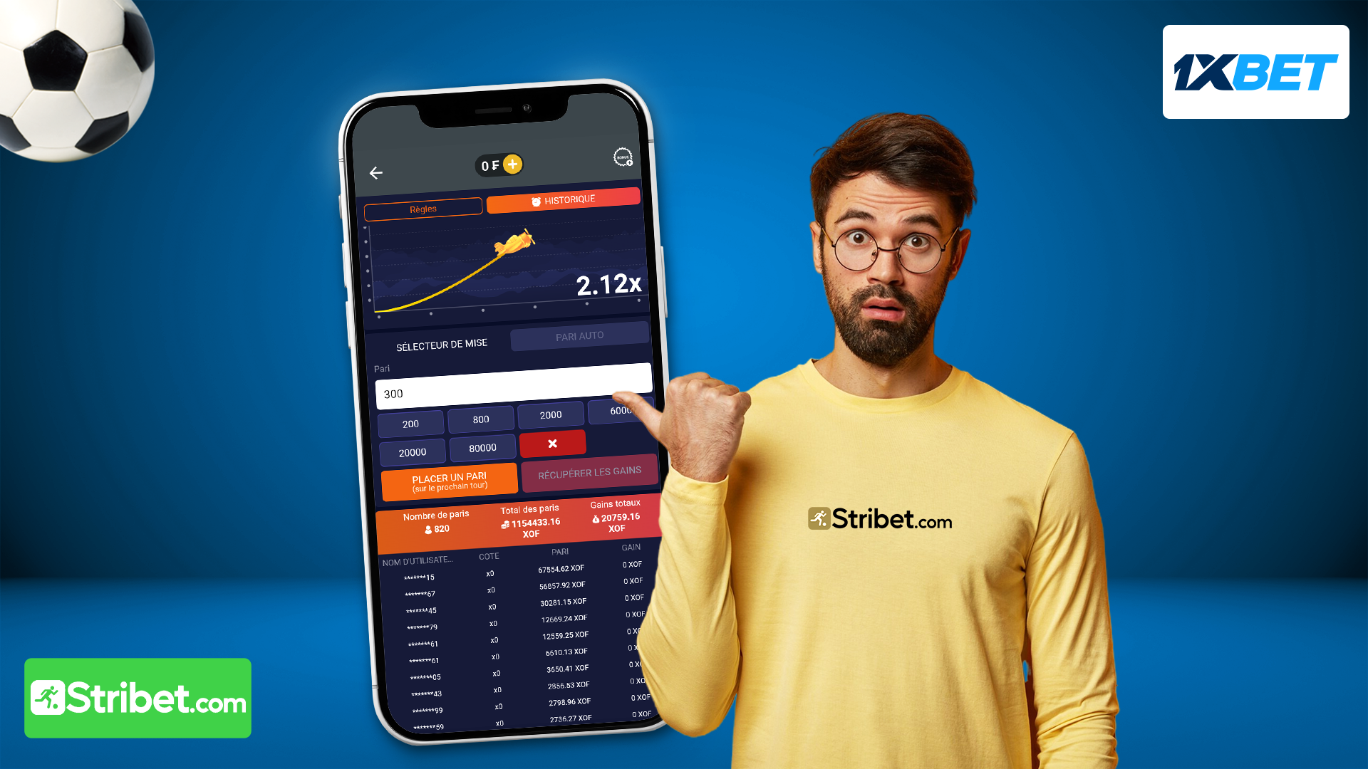Présentation de Aviator 1xbet