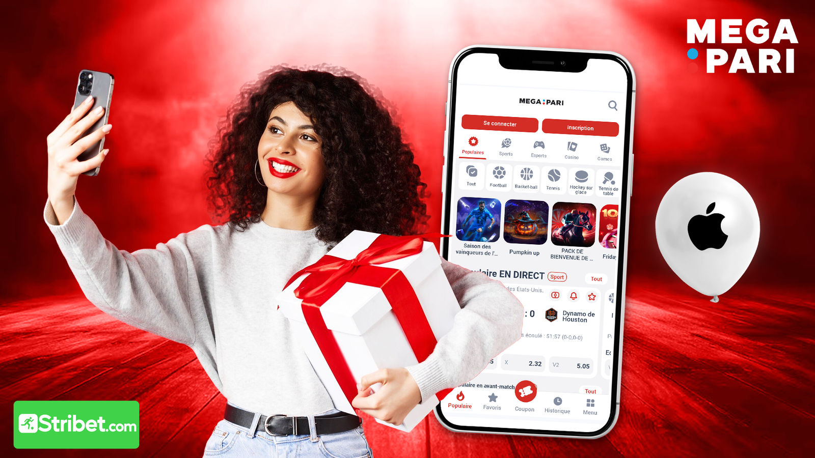 Avantages de l’application Megapari sur iPhone