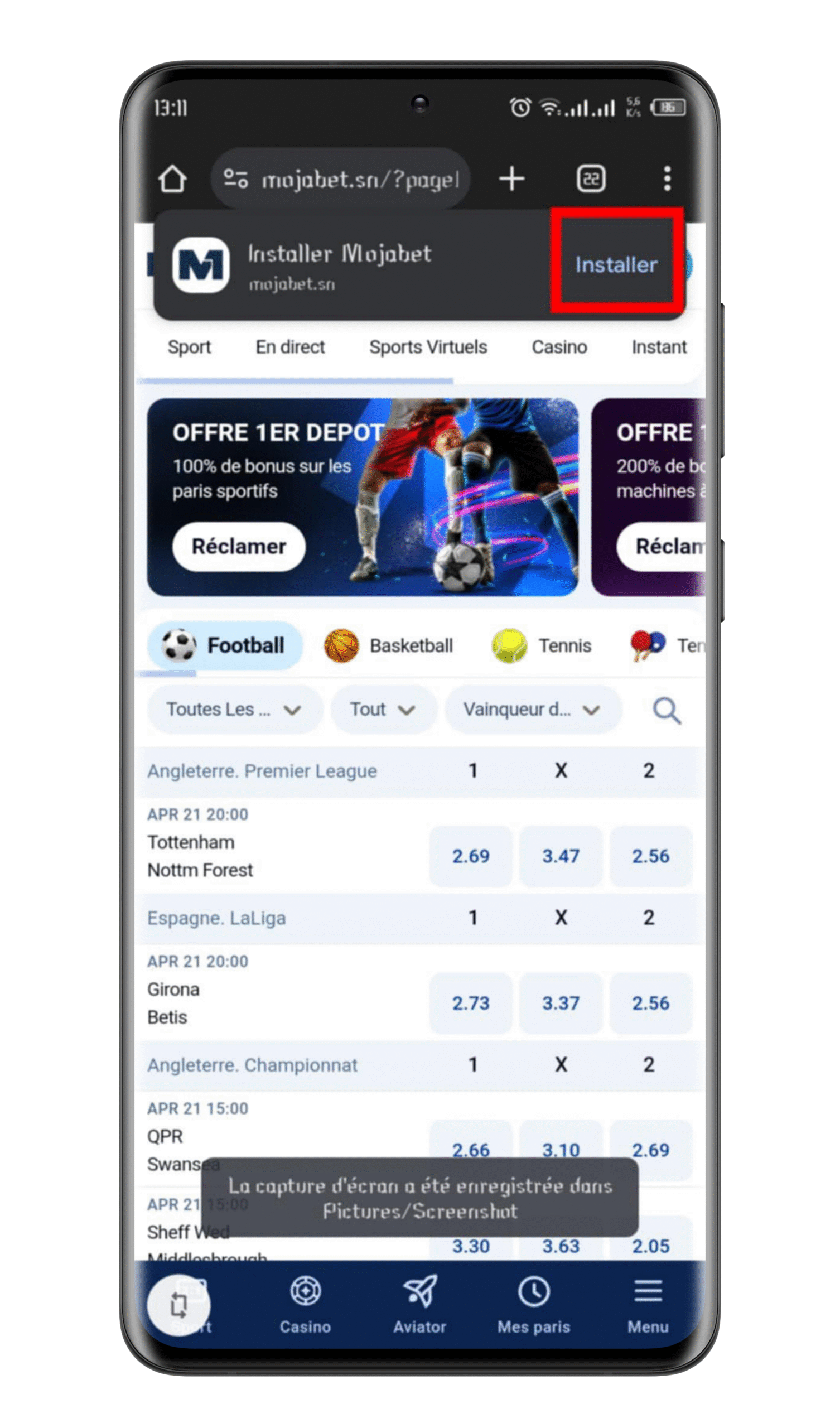 Télécharger Mojabet APK