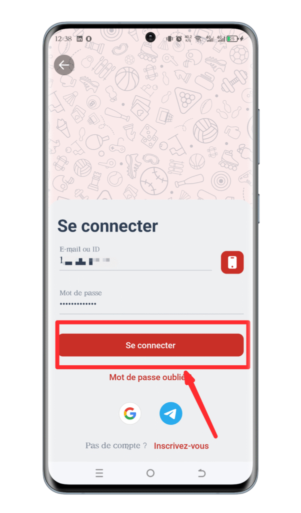 Se connecter à son compte