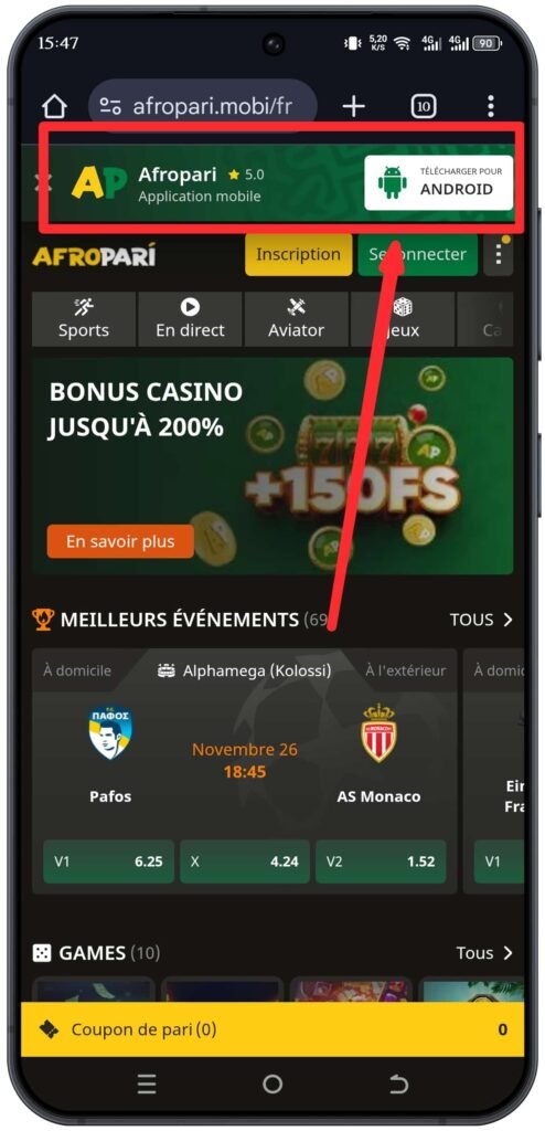 Aller sur le site officiel Afropari