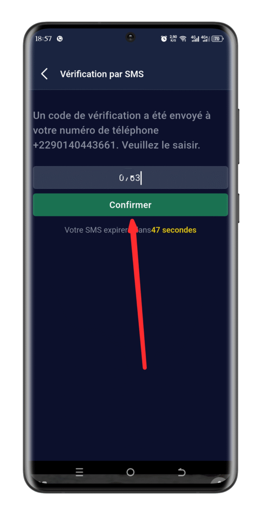 Confirmer votre inscription
