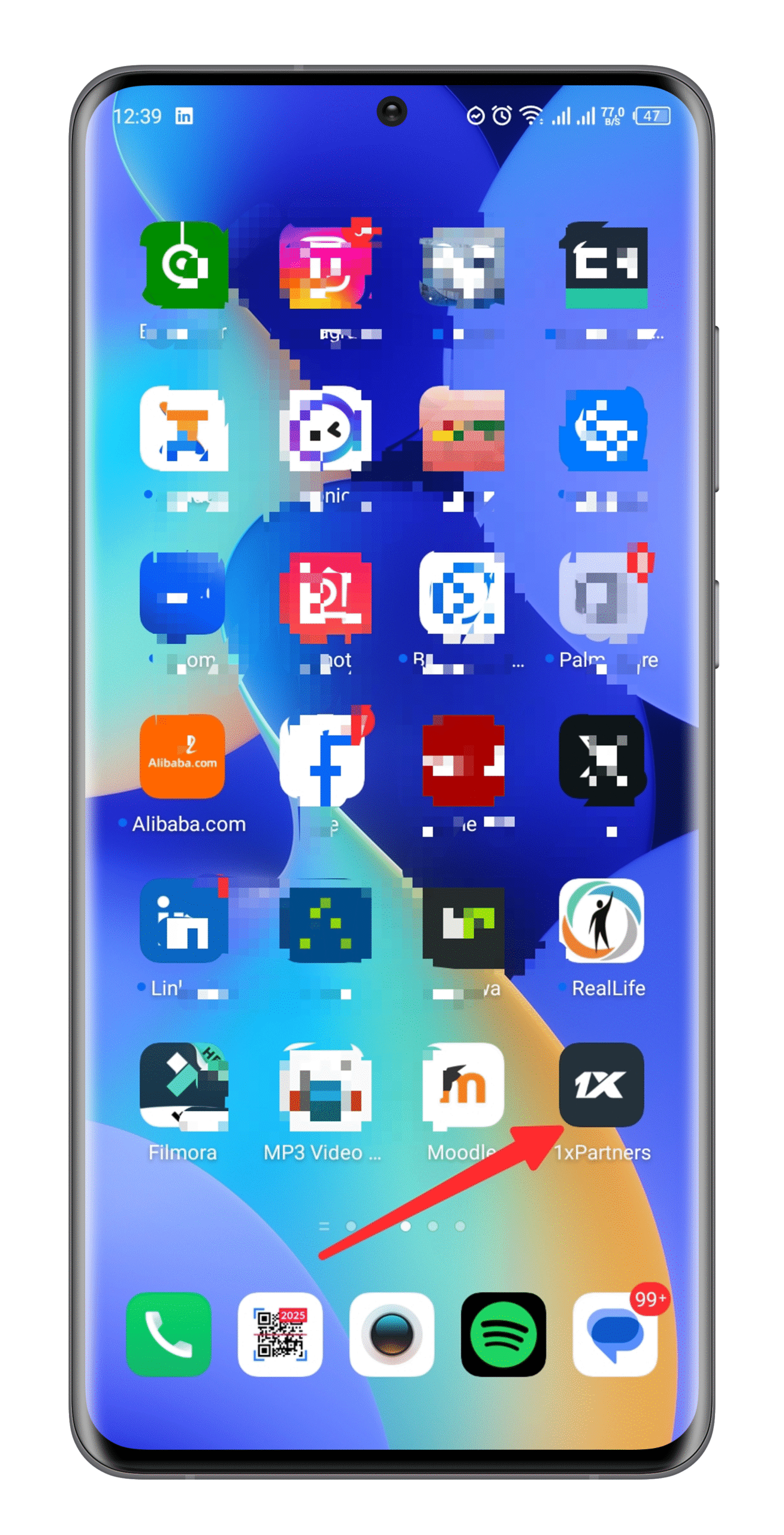 Ouvrir l’application