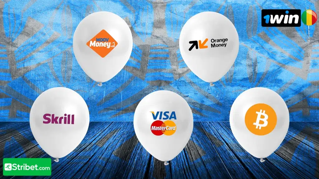Moyens de paiement sur 1win Mali