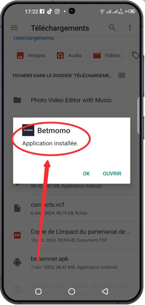 Finaliser l’installation