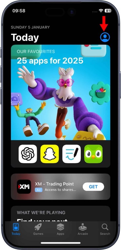 Étape 1 : Accéder à Apple Store