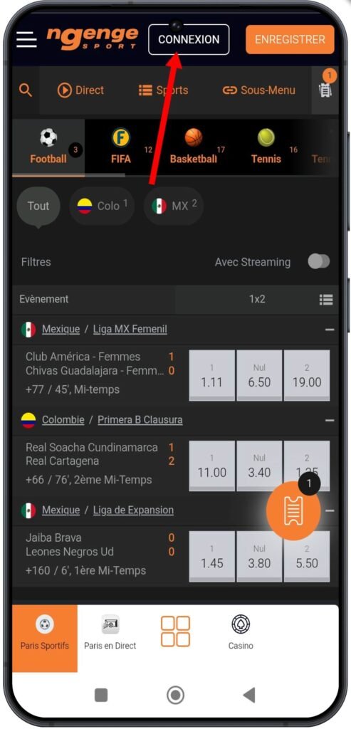 Se connecter à son compte