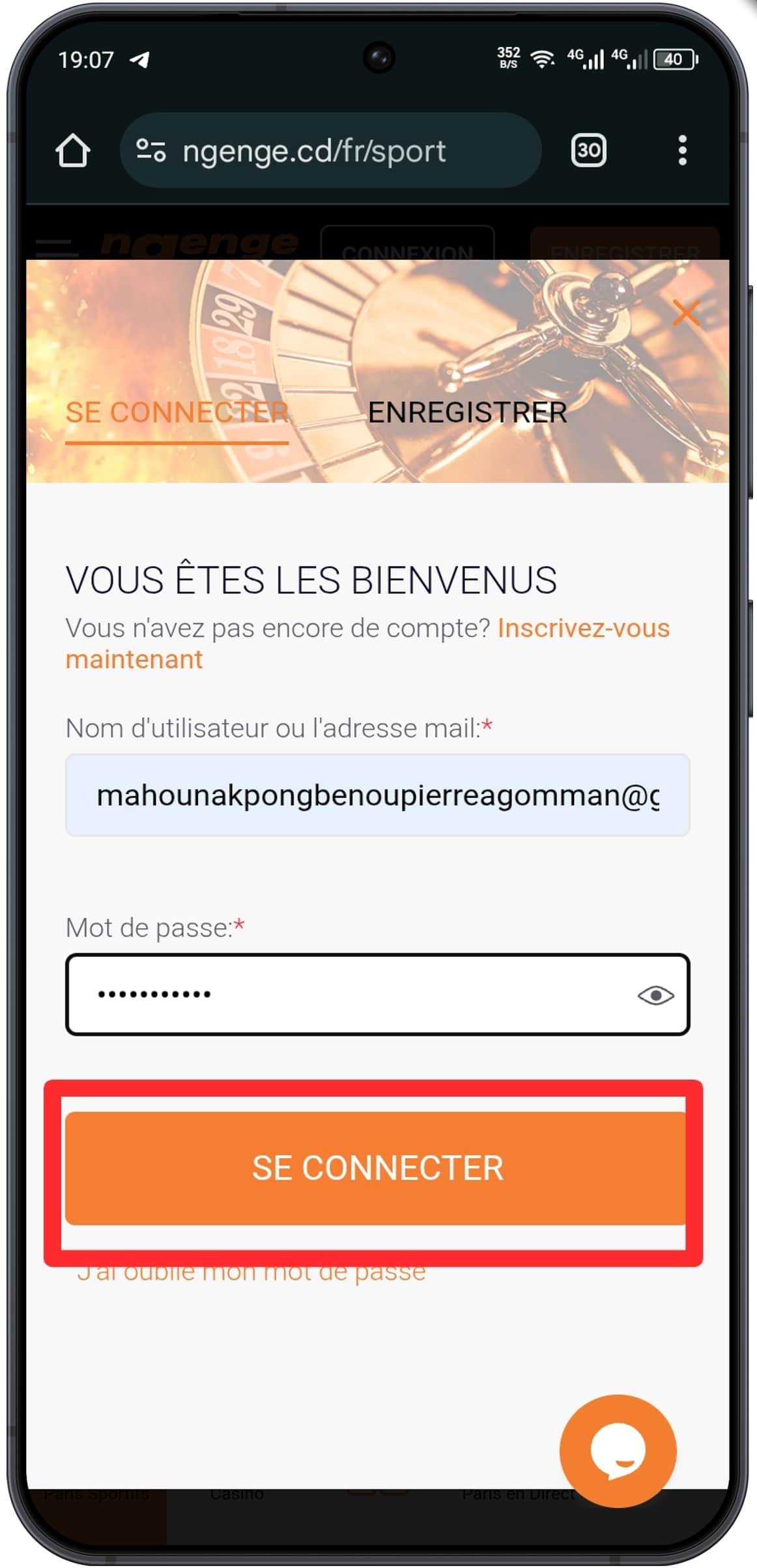 Accéder au site de Ngenge