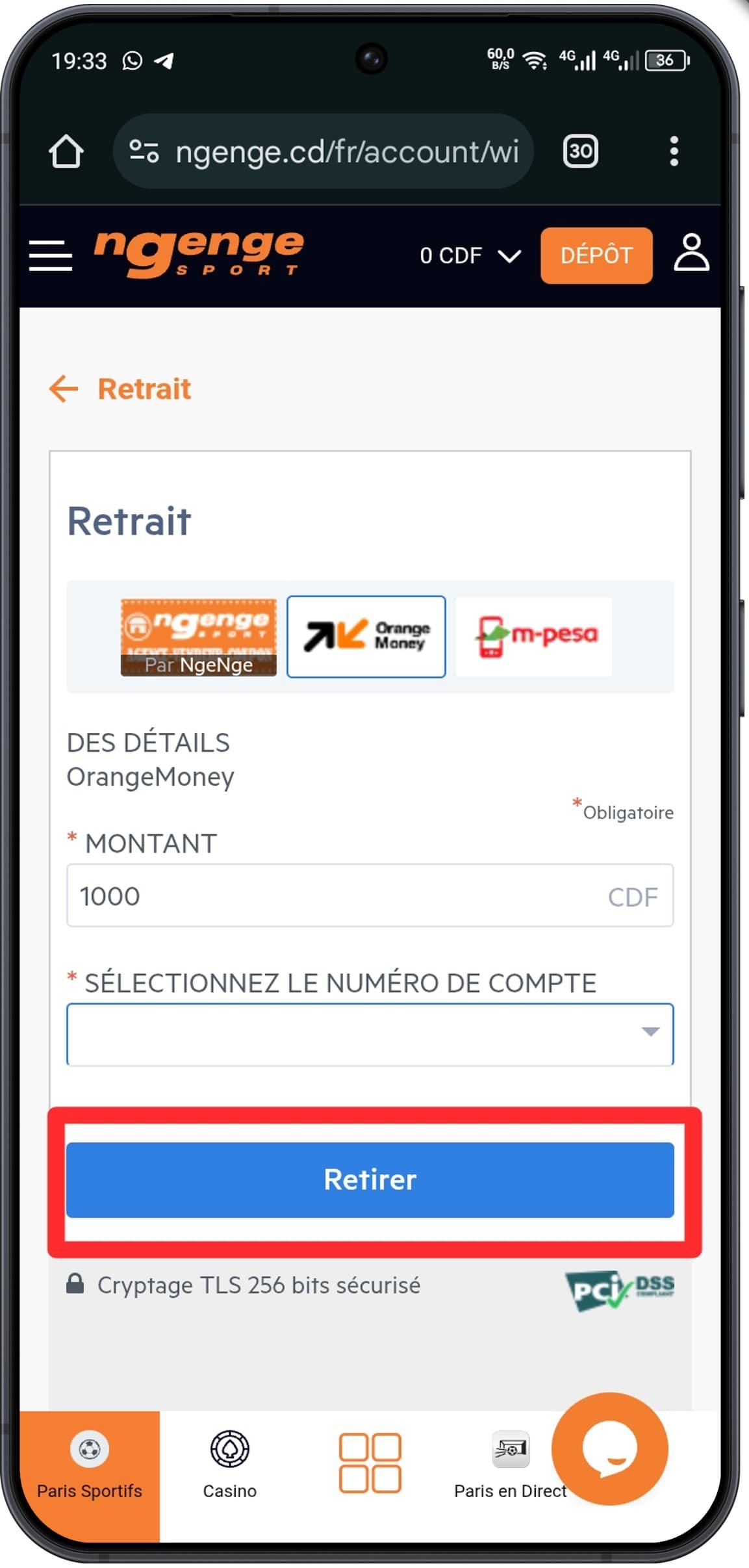 Confirmez votre demande