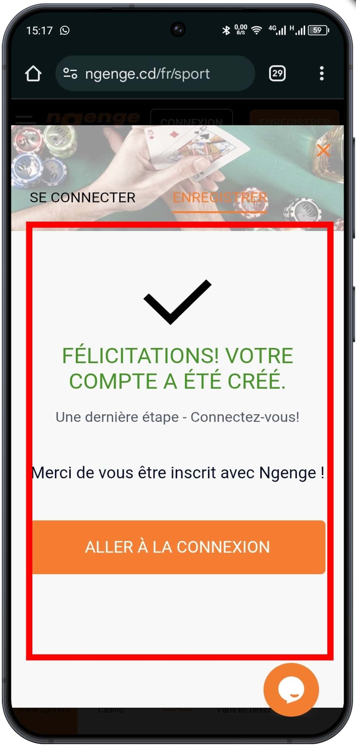Accédez à votre compte