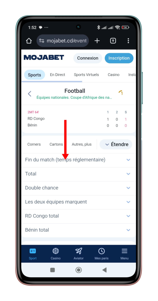 Choisir le moment clé du match