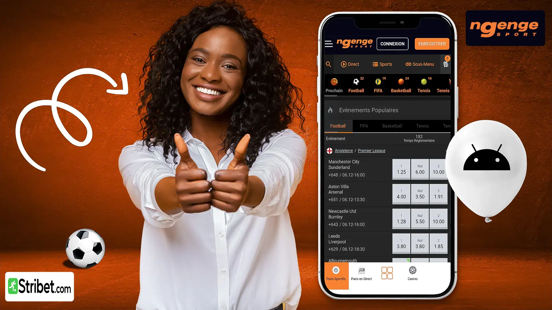 Ngenge Sport application Android est-il fiable ?