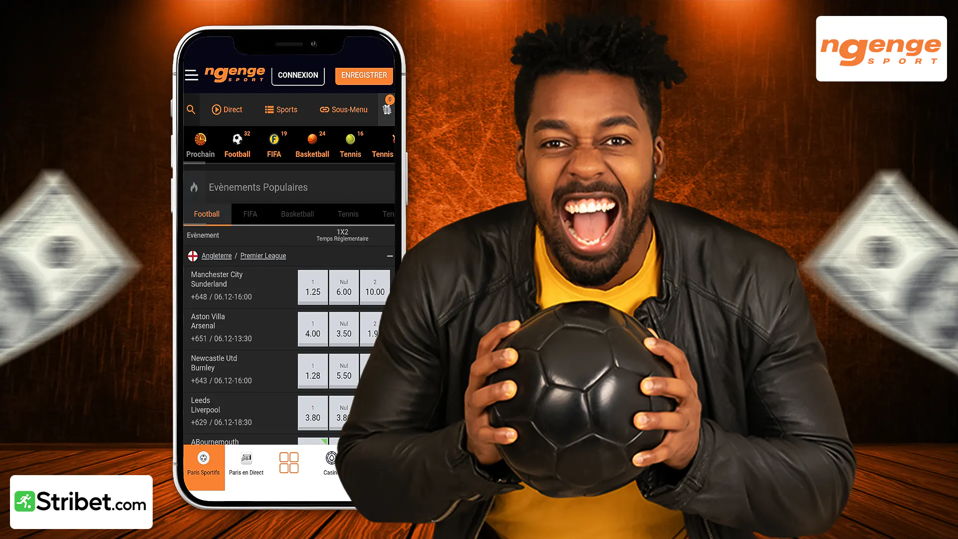 Ngenge Sport CD APK : Comment placer un pari sportif ?