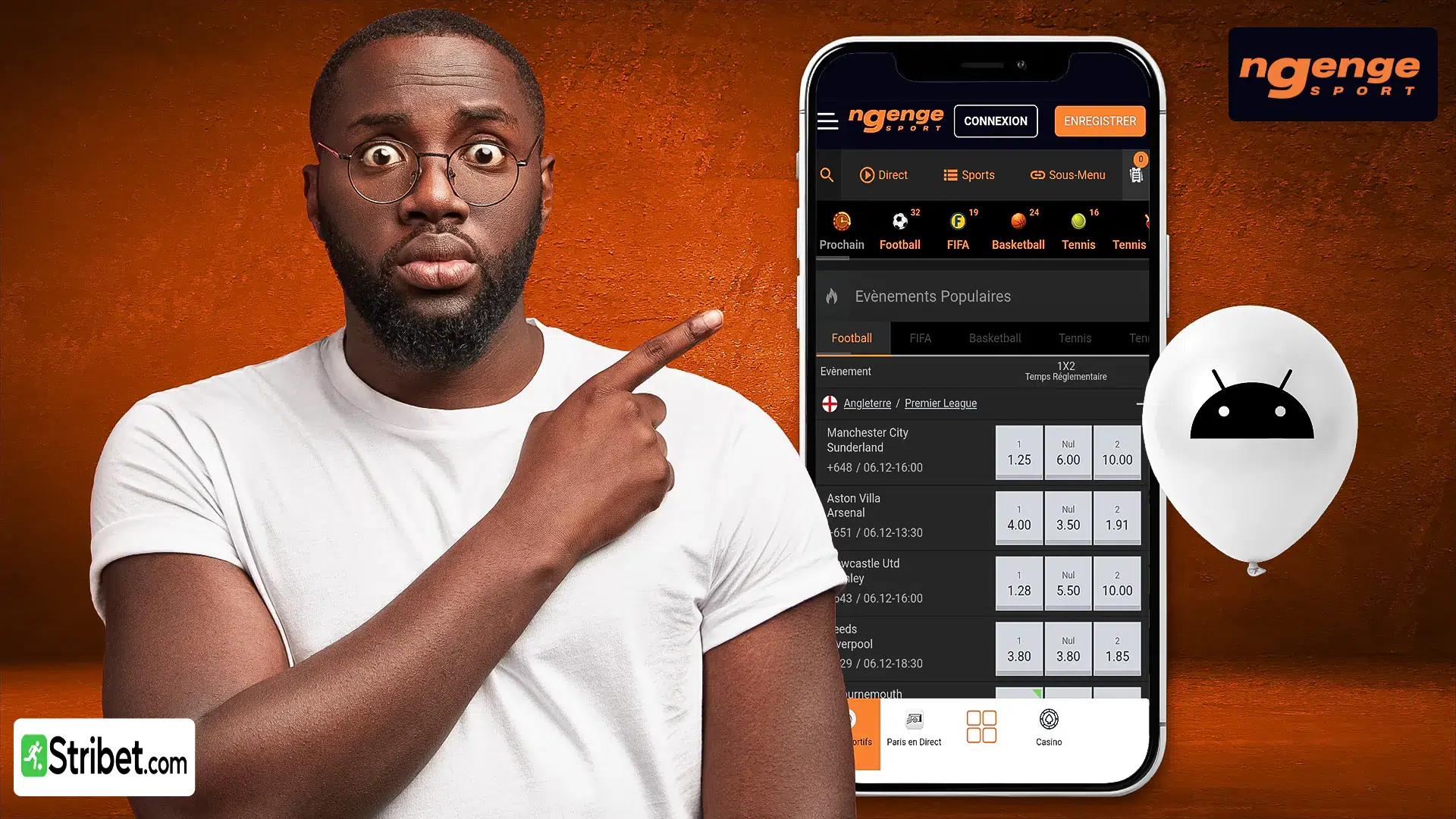 Pourquoi utiliser la Ngenge Sport Application Android ?