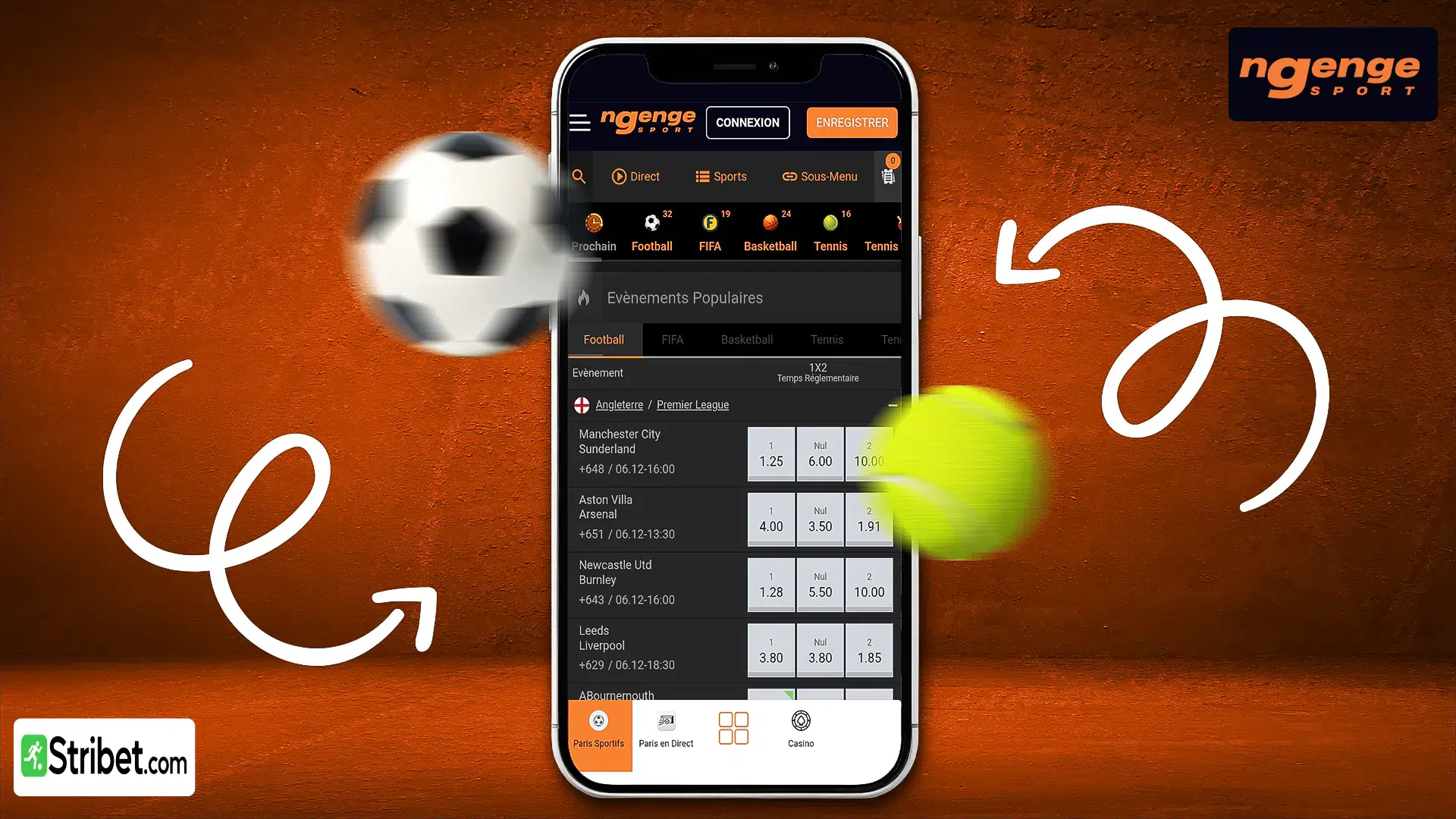 Présentation de Ngenge Sport application Android