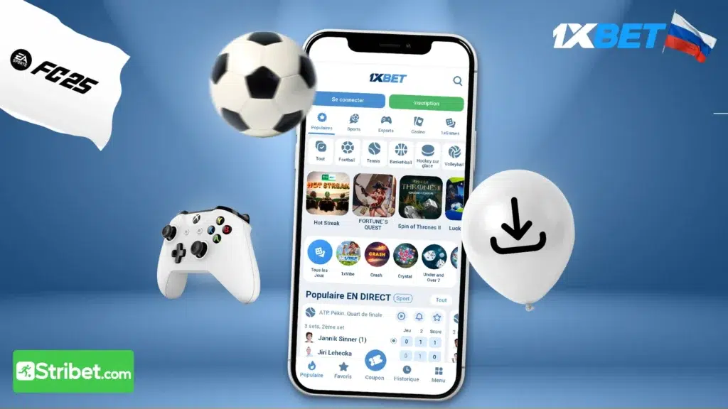 Téléchargement de l’APK 1xbet pour parier sur FIFA