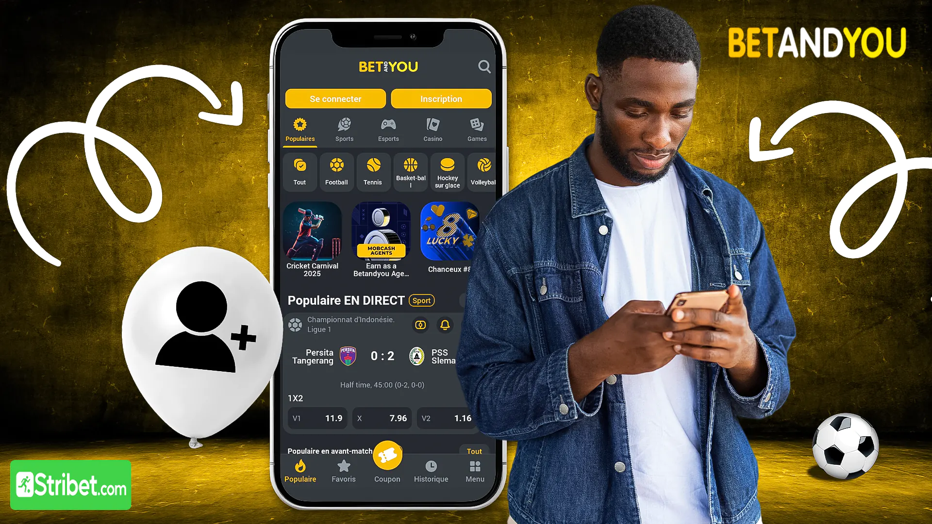 Betandyou inscription : comment créer un compte étape par étape