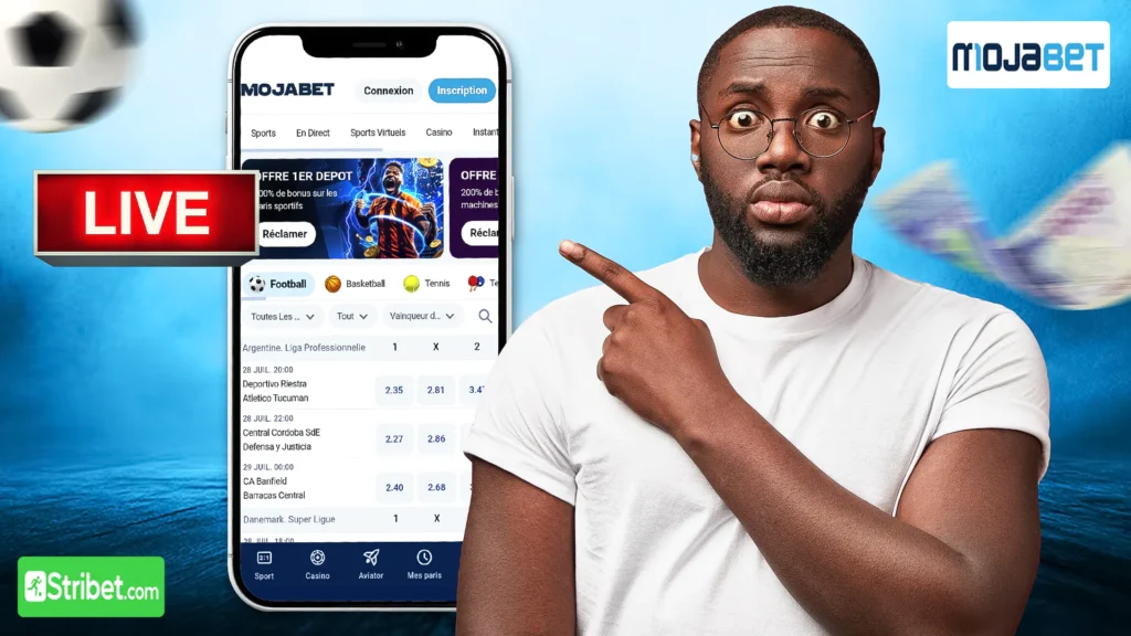 Comment fonctionne le live betting sur Mojabet ?